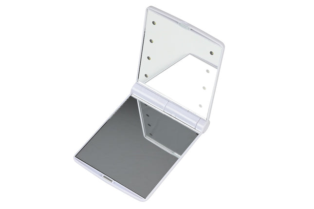 Make-up spiegel 8 LED zakspiegel mix – Afmeting 11,5 x 8,5 cm, 12V, 8,5 cm, 8,2 cm