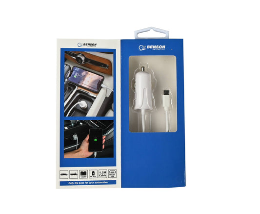 Autolader Micro USB 1.2m, 12-24V - Perfect voor Auto en Vrachtwagen