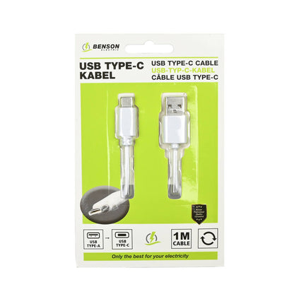 USB Type-C Kabel 1m - Snelle Oplading & Gegevensoverdracht