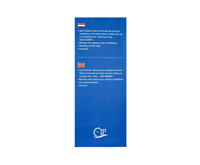 Universele Auto Telefoonhouder met Sterke Zuignap, ABS, 7x5.5x10.5cm