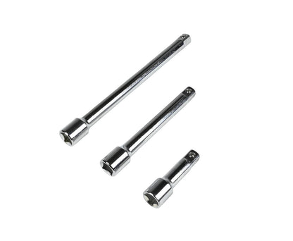 Dop Verlengstuk Set 3-dlg 1/2" x 3"/6"/9" voor moeilijk bereikbare bouten.