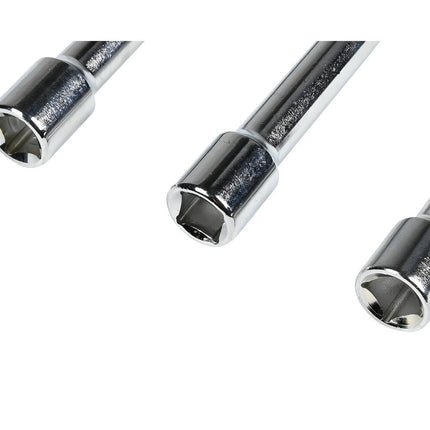 Dop Verlengstuk Set 3-dlg 1/2" x 3"/6"/9" voor moeilijk bereikbare bouten.