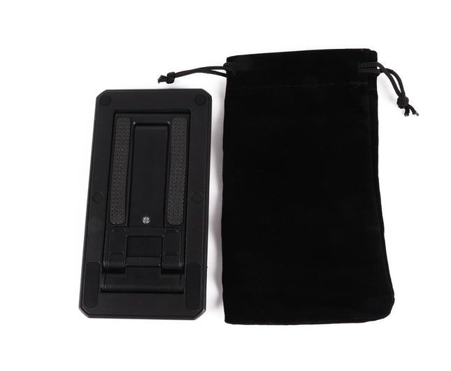 Zwarte Opvouwbare Telefoon/Tablet Houder 7x14x5cm, Verstelbare Hoek
