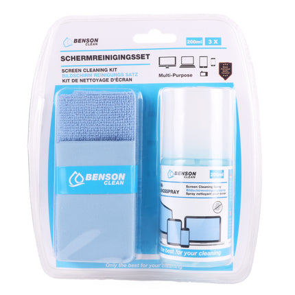 Schermreinigingsset 3 dlg – 200ML
