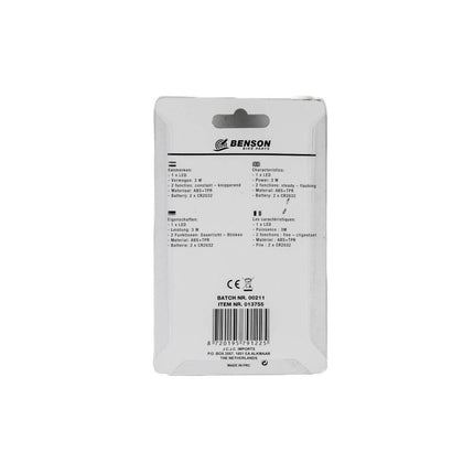 LED Fietskoplamp 3W: Helder zicht met 2 standen en makkelijke montage