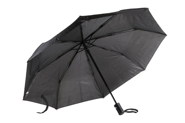 Impliva Paraplu mini zwart automatisch – Diameter 95 cm, Kleur zwart, 95 cm
