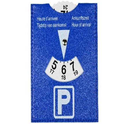 Europese Parkeerschijf 15x11 cm - Voor Zorgeloos Parkeren in Zones