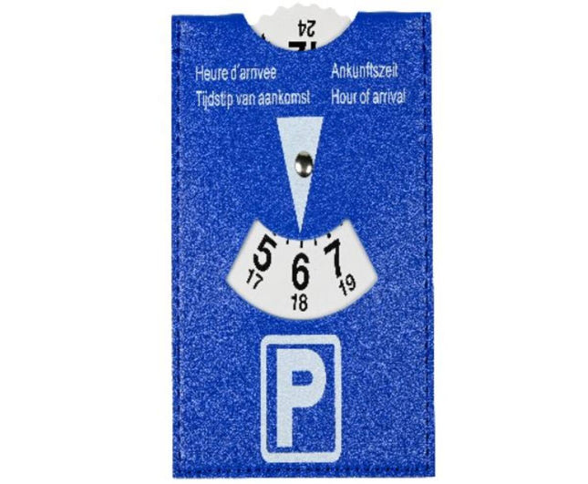 Europese Parkeerschijf 15x11 cm - Voor Zorgeloos Parkeren in Zones
