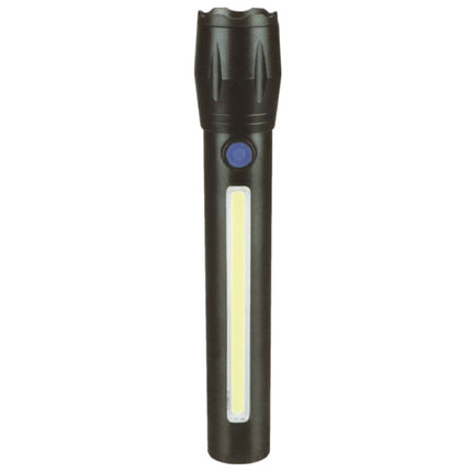 Tactical LED Zaklamp 166mm, 1500m bereik, USB oplaadbaar, 4u licht.