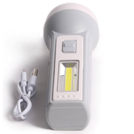 Zaklamp 1W LED + 1W COB, 800mAh USB, 157x58mm voor Kamperen