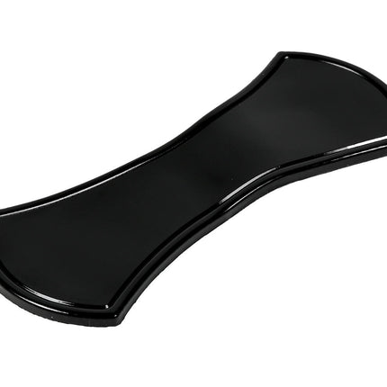 Zwarte Gel Pad Sticker: Telefoonhouder, Antislip, Herbruikbaar Nano-gel.