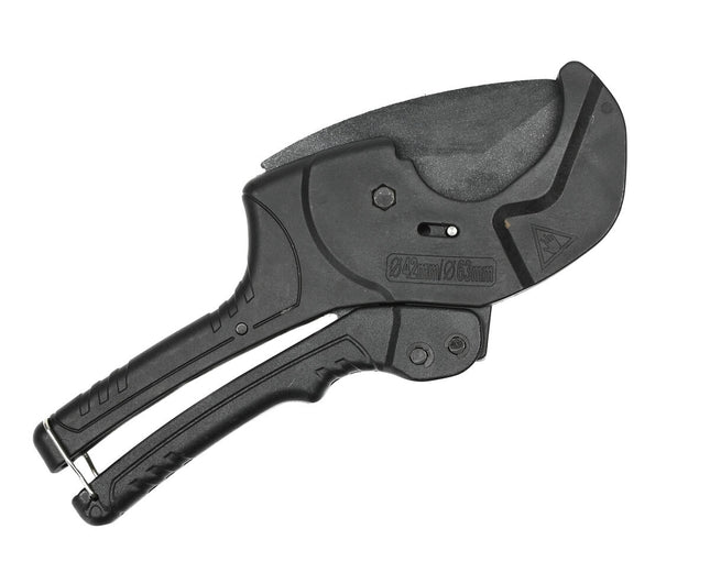 Pijpensnijder 0-63mm: Snijdt PVC, PP, PU, PE buizen moeiteloos.
