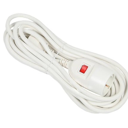 Verlengsnoer RA 3x1.5mm², Schakelaar, 5m, Binnen/Buiten Gebruik