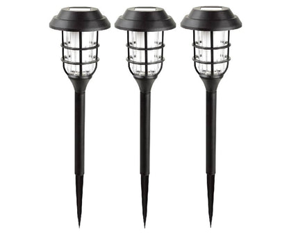 Solar Tuinfakkel Set 43 cm, Vlameffect, Verlicht Paden & Patios