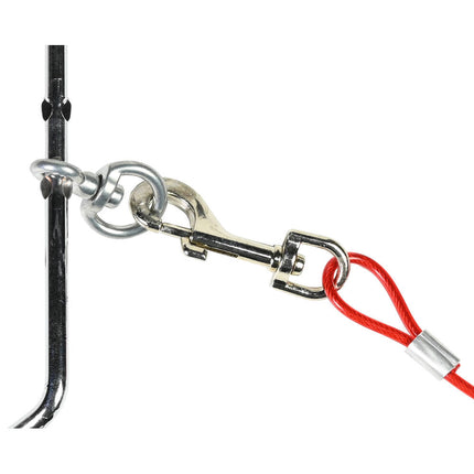 Aanlegspiraal 4m met Kabel voor Veilig Buiten Spelen Huisdieren