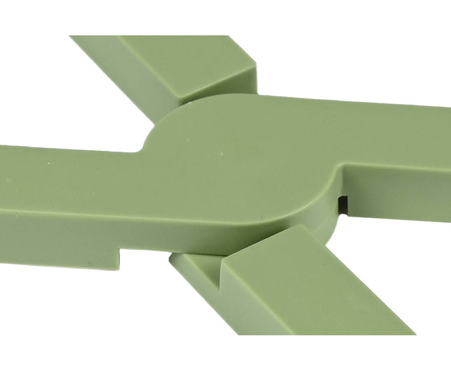 Inklapbare Pannenonderzetter, Silicone, Ø20cm, Hittebestendig, Anti-Slip