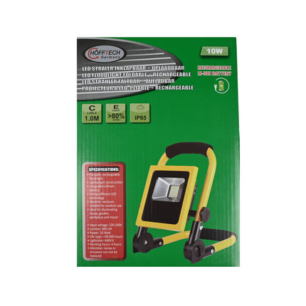 LED Werklamp 10W 600lm 6400K Inklapbaar IP65 Voor Binnen/Buiten