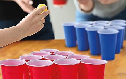 Drankspel bier pong set 48 dlg