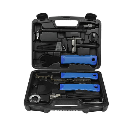 Fietsgereedschapset 21-delig: Inclusief kettingzweep, pedaalspanner.