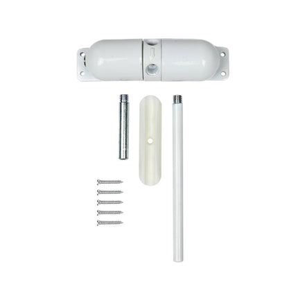 Deursluiter voor deuren tot 68 kg, geruisloze en automatische sluiting.