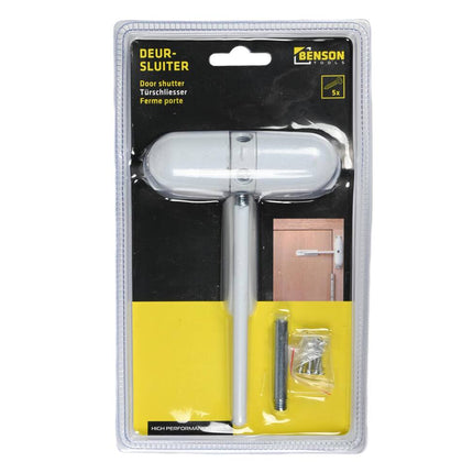 Deursluiter voor deuren tot 68 kg, geruisloze en automatische sluiting.