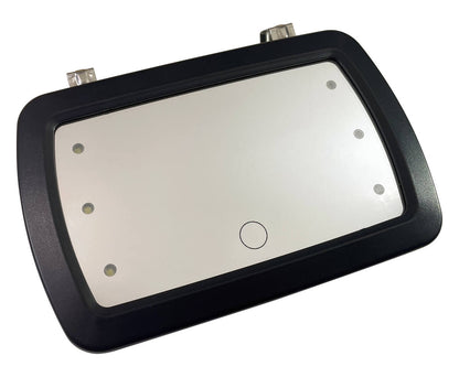 Auto Make-up Spiegel 6 LED, Touch, Compact, Zonneklep Bevestiging