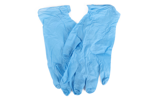 Werkhandschoen nitril blauw maat M 100 dlg
