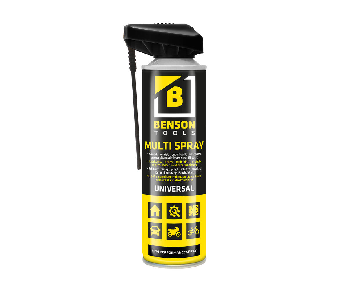 Benson Multi Spray 300 ml - Smeert, reinigt en beschermt tegen roest.