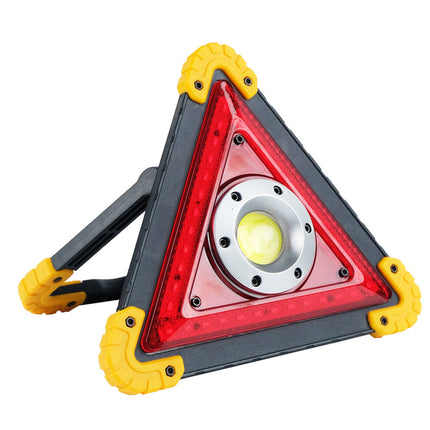 LED Driehoek 5W: 300 Lumen Veiligheid, Rood Knipperen Noodlicht