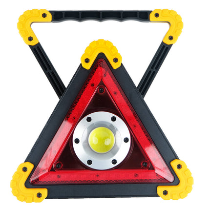 LED Driehoek 5W: 300 Lumen Veiligheid, Rood Knipperen Noodlicht