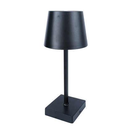 Zwarte Dimbare LED Tafellamp met Oplaadbare Batterij en Touch