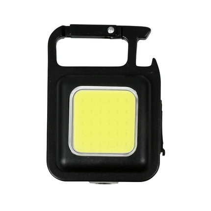 COB Zaklamp Sleutelhanger: Oplaadbaar, USB, 230 Lumen, 4 Modi