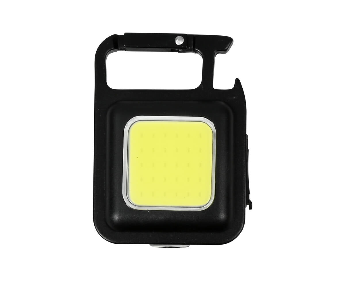 COB Zaklamp Sleutelhanger: Oplaadbaar, USB, 230 Lumen, 4 Modi