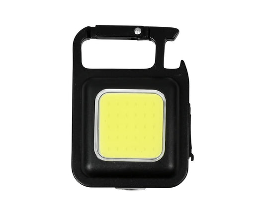 COB Zaklamp Sleutelhanger: Oplaadbaar, USB, 230 Lumen, 4 Modi