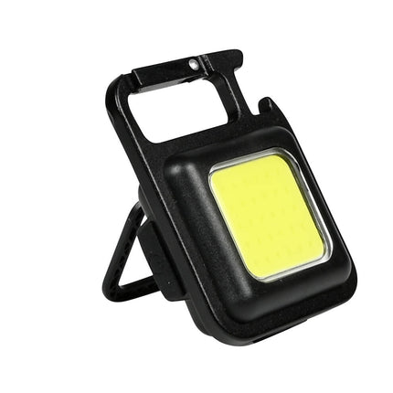 COB Zaklamp Sleutelhanger: Oplaadbaar, USB, 230 Lumen, 4 Modi