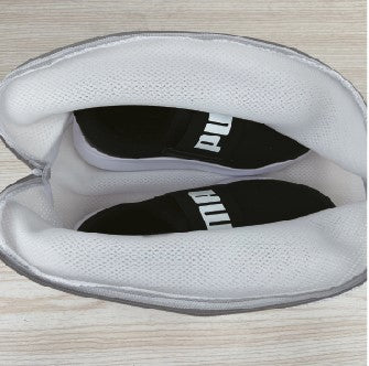 Wasnet schoenen 42 x 24 cm – Afmeting 42 x 24 cm, Kleur wit, Materiaal 100% polyester