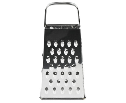 RVS Rasp 4-zijdig, 18 cm - Snij en Rasp Groenten & Kaas Simpel