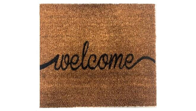 Kokosmat 40x60 cm, vuilwerend met WELCOME print, voor voordeur