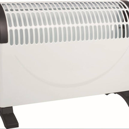 Kleine Witte Convector Heater - 750/1500W, Verwarmt Ruimtes tot 20 m²