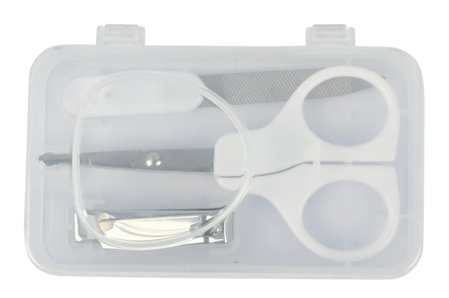 Manicure set 3 dlg baby – Afmeting etui 10,5 x 6 x 1,6 cm, Materiaal RVS, 1,6 cm