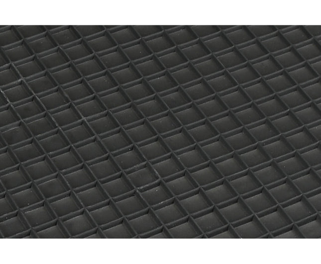 Zwarte PVC Automatten 2-delig 43x29 cm - Beschermt tegen vocht en vuil