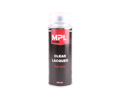 Transparante Hoogglans Lak Spuitbus 400ml voor Metaal en Aluminium