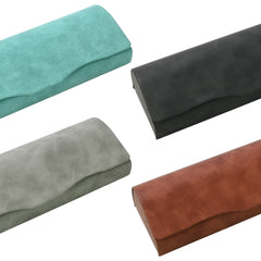Brillenkoker suède mix – Afmeting ca. 16 x 6 x 3,3 cm, 3,3 cm