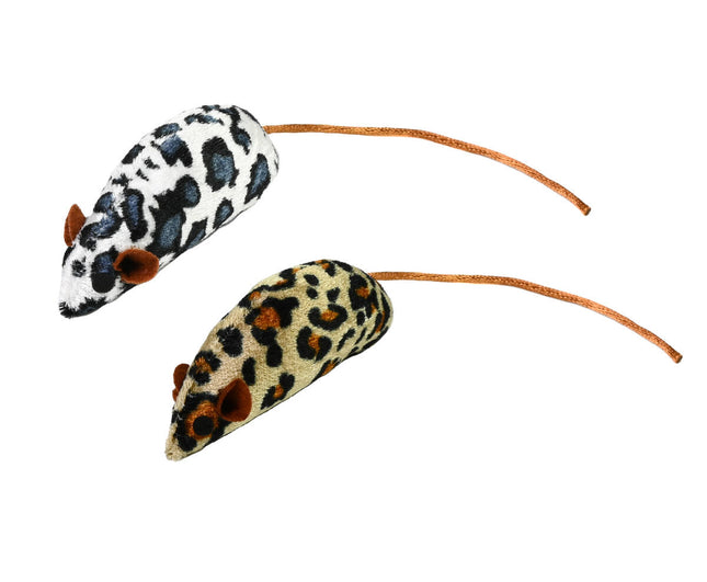 Set van 2 Speelmuizen voor Katten - Stimuleert Jachtinstinct en Spel