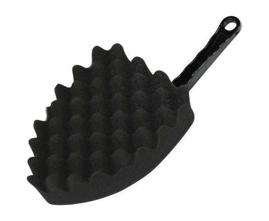 Autospons 10x15 cm met handvat, honingraat structuur voor dieptereiniging
