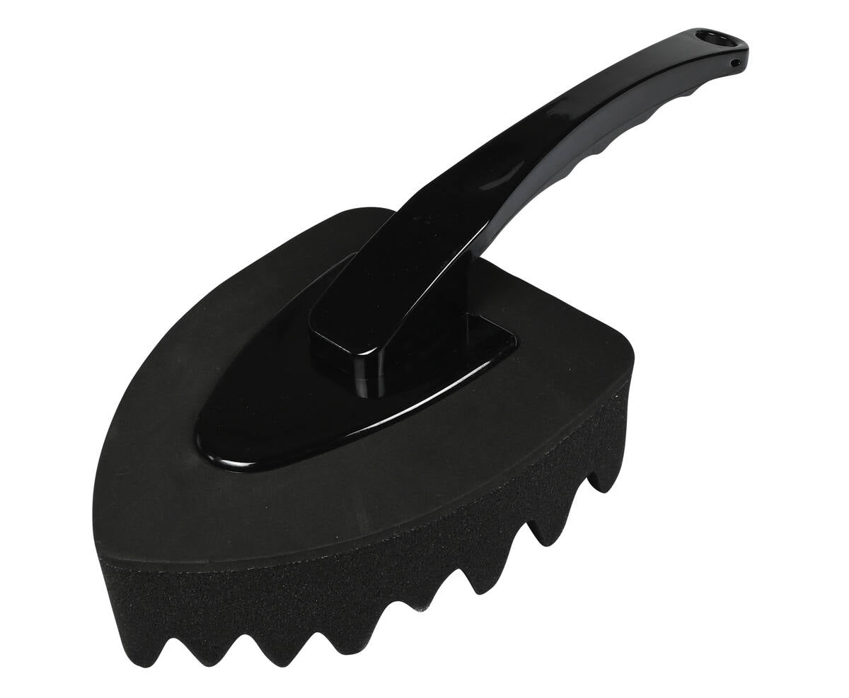 Autospons 10x15 cm met handvat, honingraat structuur voor dieptereiniging