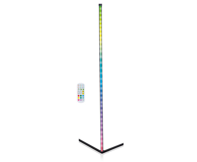 LED Hoeklamp 15W, RGB+W, 360lm, Muziek Sync, 140cm, USB Type-C