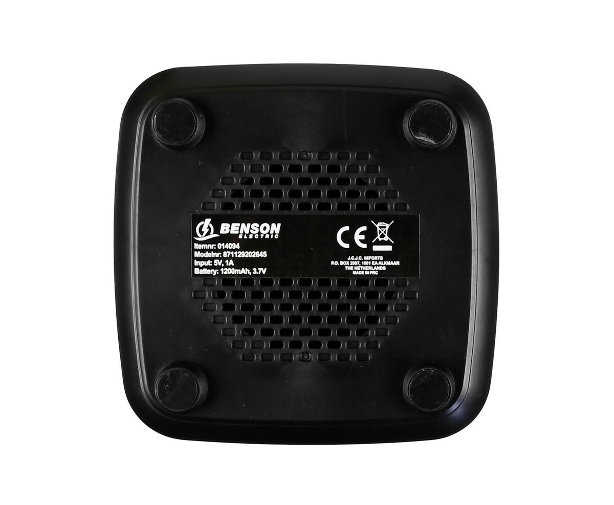 5W Bluetooth Speaker, RGB Licht, 3u Speeltijd, TWS Link, 9 Lichtmodi