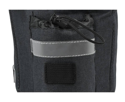 Donkergrijze Fiets Koeltas, 7L, -10°C tot +70°C, met Schouderriem