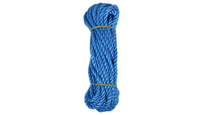 Touw 6 mm x 10 m Polypropyleen - Voor Binden en Sjorren tot 350 kg